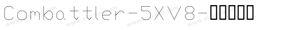 Combattler-5XV8字体转换
