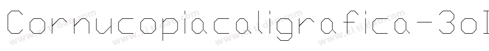 Cornucopiacaligrafica-3oD8字体转换