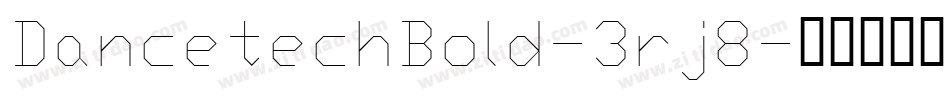DancetechBold-3rj8字体转换