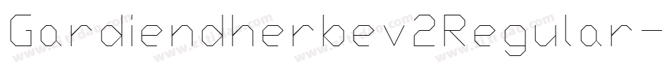 Gardiendherbev2Regular-3wL8字体转换