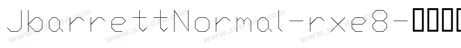 JbarrettNormal-rxe8字体转换