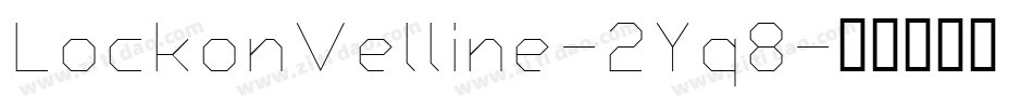 LockonVelline-2Yq8字体转换