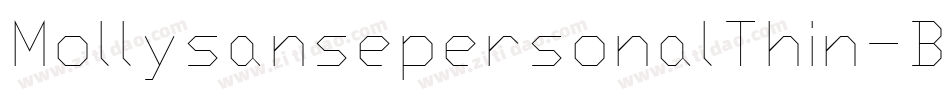 MollysansepersonalThin-BZV8字体转换