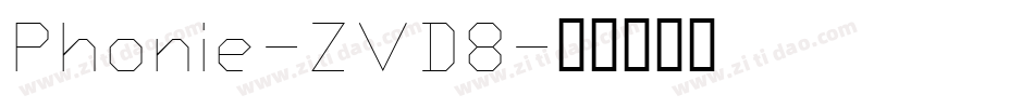 Phonie-ZVD8字体转换