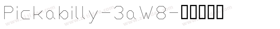 Pickabilly-3aW8字体转换
