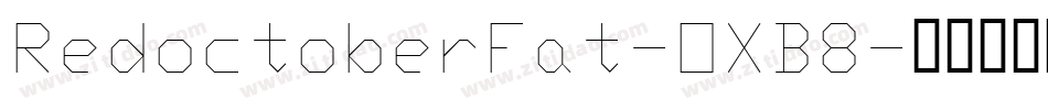 RedoctoberFat-OXB8字体转换
