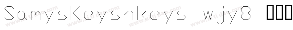 SamysKeysnkeys-wjy8字体转换