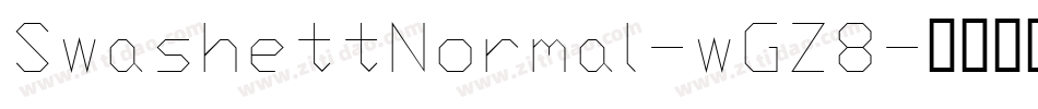 SwashettNormal-wGZ8字体转换