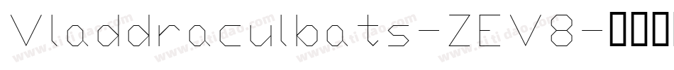 Vladdraculbats-ZEV8字体转换