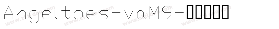 Angeltoes-vaM9字体转换