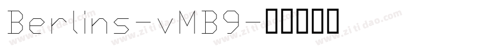 Berlins-vMB9字体转换