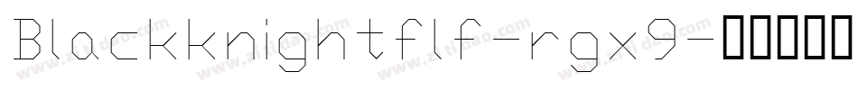 Blackknightflf-rgx9字体转换