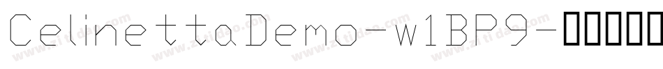 CelinettaDemo-w1BP9字体转换