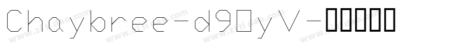 Chaybree-d9OyV字体转换
