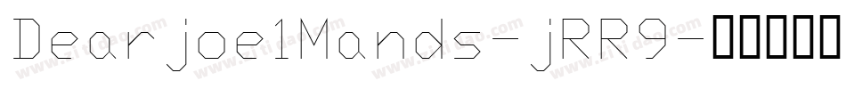 Dearjoe1Mands-jRR9字体转换