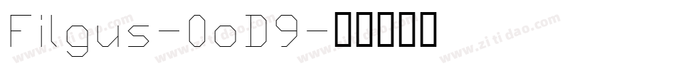 Filgus-0oD9字体转换
