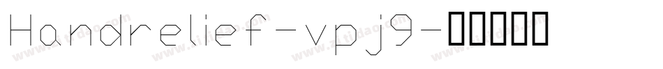 Handrelief-vpj9字体转换