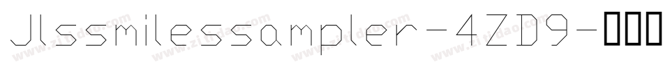 Jlssmilessampler-4ZD9字体转换
