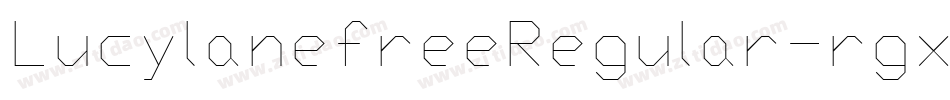 LucylanefreeRegular-rgxX9字体转换