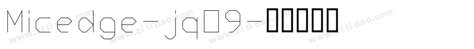 Micedge-jqO9字体转换