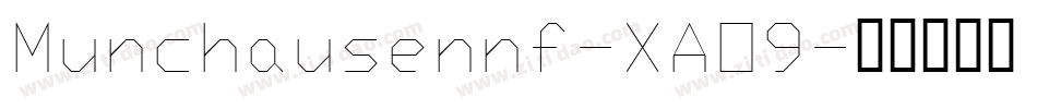 Munchausennf-XAO9字体转换