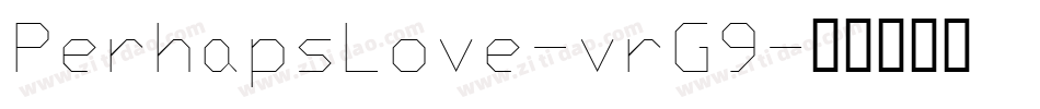 PerhapsLove-vrG9字体转换