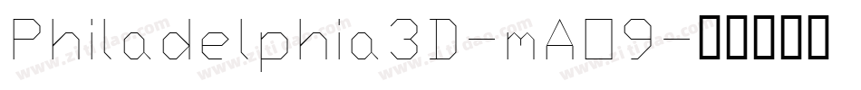 Philadelphia3D-mAO9字体转换