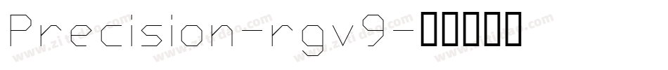 Precision-rgv9字体转换