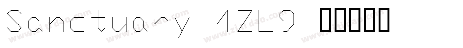 Sanctuary-4ZL9字体转换