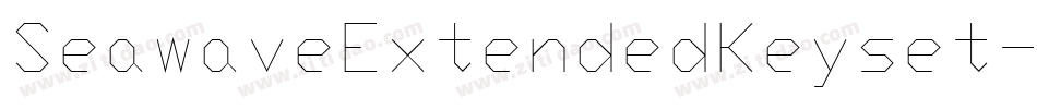 SeawaveExtendedKeyset-jrm9字体转换