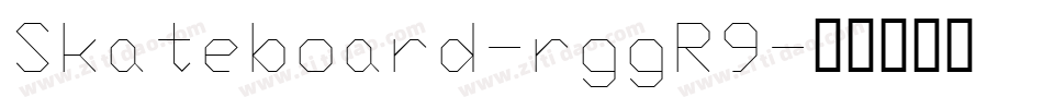 Skateboard-rggR9字体转换
