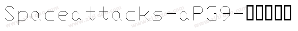 Spaceattacks-aPG9字体转换