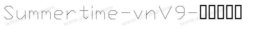 Summertime-vnV9字体转换