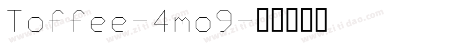 Toffee-4mo9字体转换