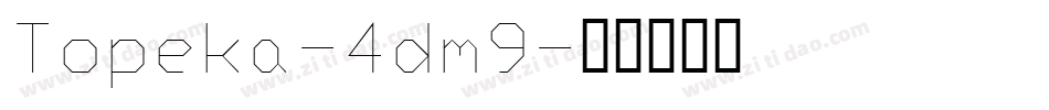 Topeka-4dm9字体转换