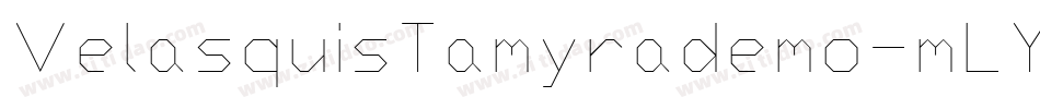 VelasquisTamyrademo-mLYB9字体转换