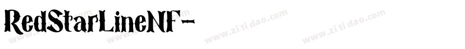 RedStarLineNF字体转换