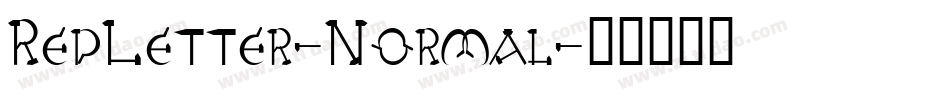 RedLetter-Normal字体转换