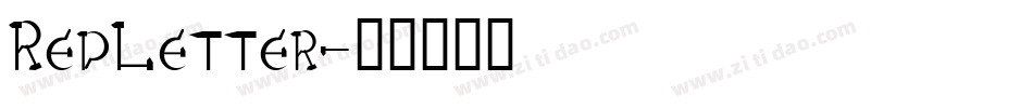 RedLetter字体转换