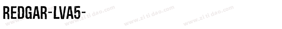 Redgar-LvA5字体转换