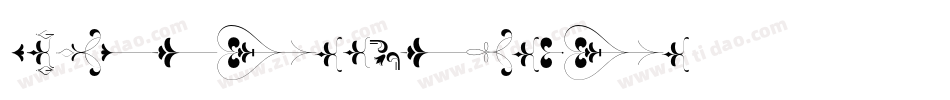 FleuronsGranjon字体转换