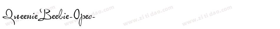 QueenieBeebie-Opeo字体转换