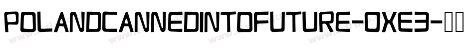 PolandCannedIntoFuture-OxE3字体转换