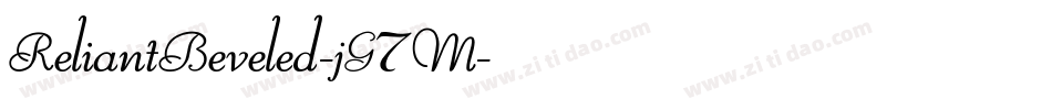 ReliantBeveled-jG7M字体转换