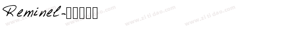 Reminel字体转换