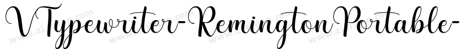VTypewriter-RemingtonPortable字体转换