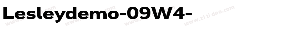 Lesleydemo-09W4字体转换 Lesleydemo-09W4字体转换