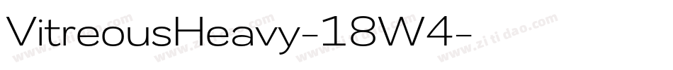 VitreousHeavy-18W4字体转换 VitreousHeavy-18W4字体转换