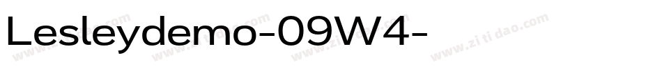 Lesleydemo-09W4字体转换 Lesleydemo-09W4字体转换