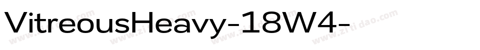 VitreousHeavy-18W4字体转换 VitreousHeavy-18W4字体转换
